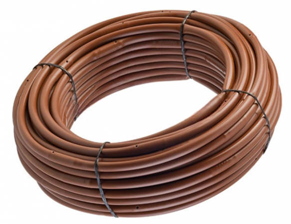 Tropfrohr HydroPC 16mm 25 m/Rolle Gartenbauprofi, Tropferabstand 33 cm, Wasserabgabe 2,2 l/h je Tropfer, druckkompensierend, alternative zu XFD Rain-Bird: HydroPC 25 m